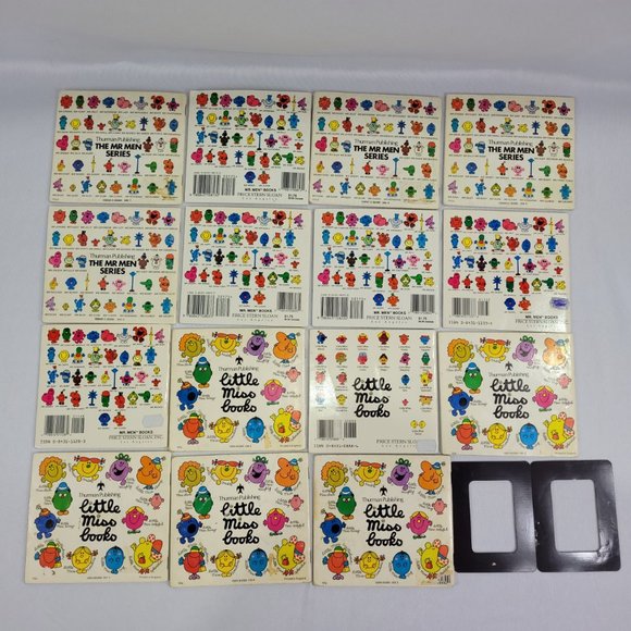 Mr Men & Little Miss 15 Vintage Kids Book Lot & 2 Magnets - Picture 2 of 2